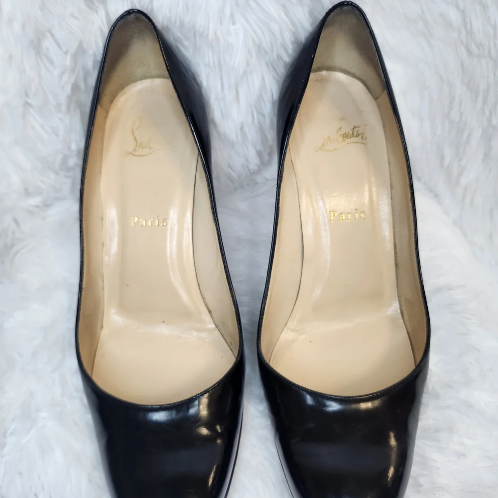 Women's Black Christian Louboutin Pumps - Picture 2 of 5
